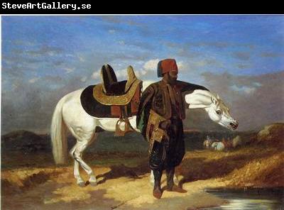 unknow artist Arab or Arabic people and life. Orientalism oil paintings 585